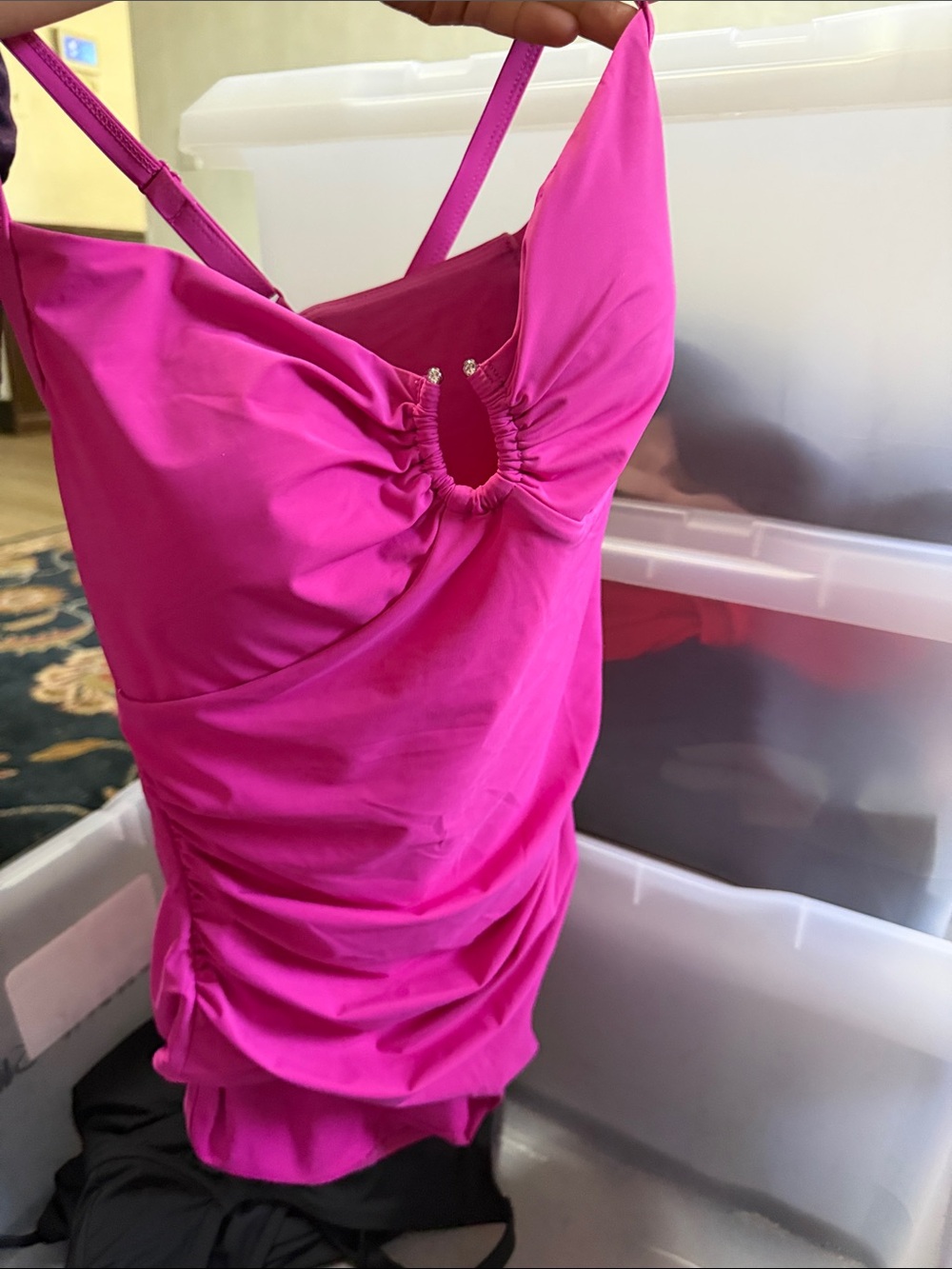 Smart Sculpt SHAPELLX built in Shapewear
Ruched Shaping Swimsuit pink - Picture 4 of 5